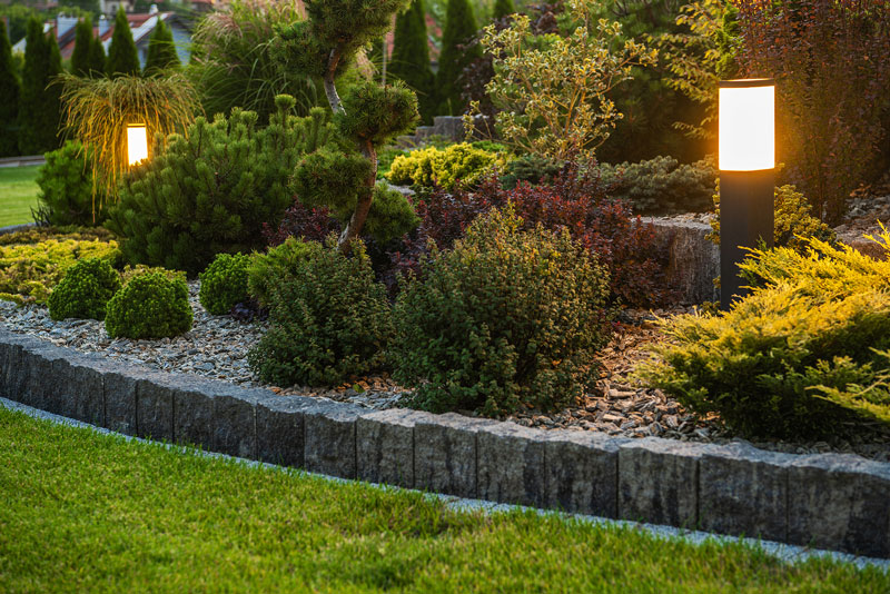 Landscape Lighting is a trend seen lately